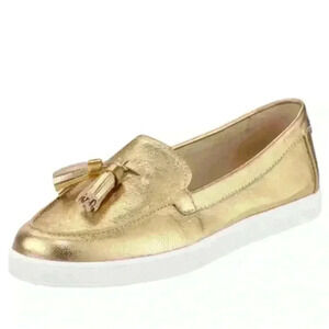 Michael Michael Kors Callahan Women Moccasin metallic Gold size 6